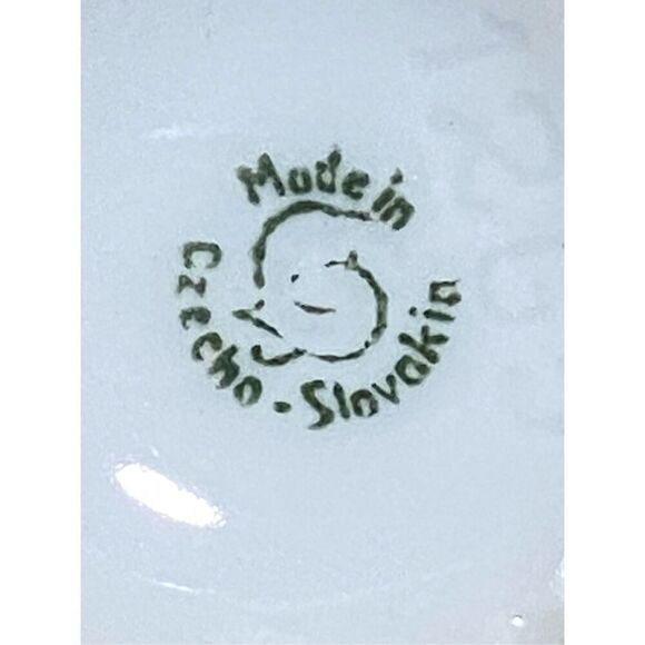 Yellow Demitasse Cup LC Czechoslovakia Gebrüder Benedikt Vintage - Picture 4 of 4